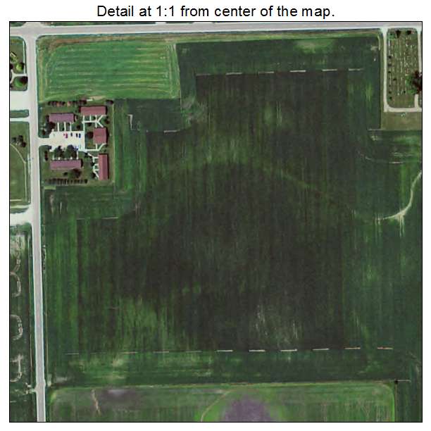 Elkhart, Iowa aerial imagery detail