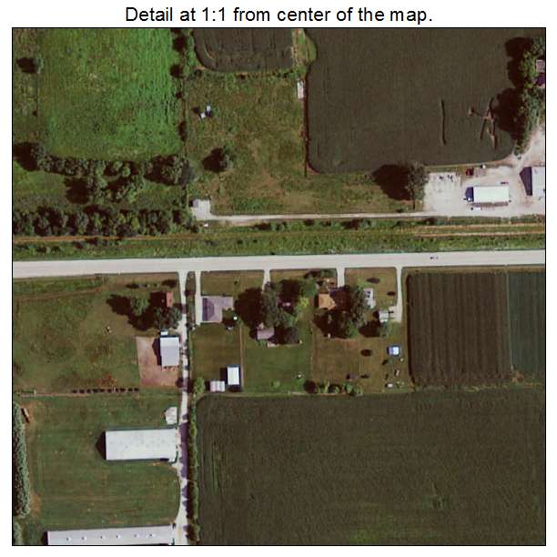 Ellsworth, Iowa aerial imagery detail