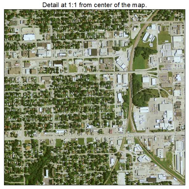 Fort Dodge, Iowa aerial imagery detail