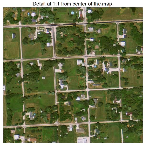 Franklin, Iowa aerial imagery detail