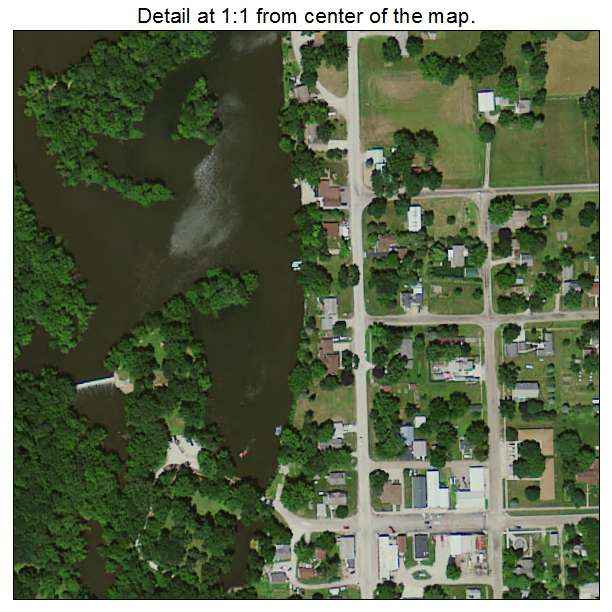 Frederika, Iowa aerial imagery detail