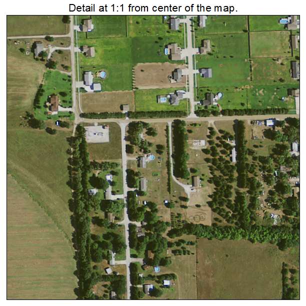 Fruitland, Iowa aerial imagery detail