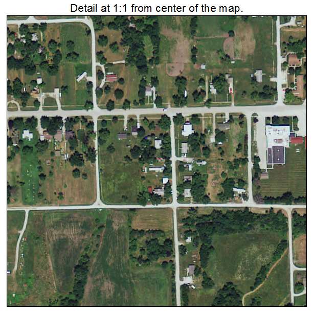 Garden Grove, Iowa aerial imagery detail