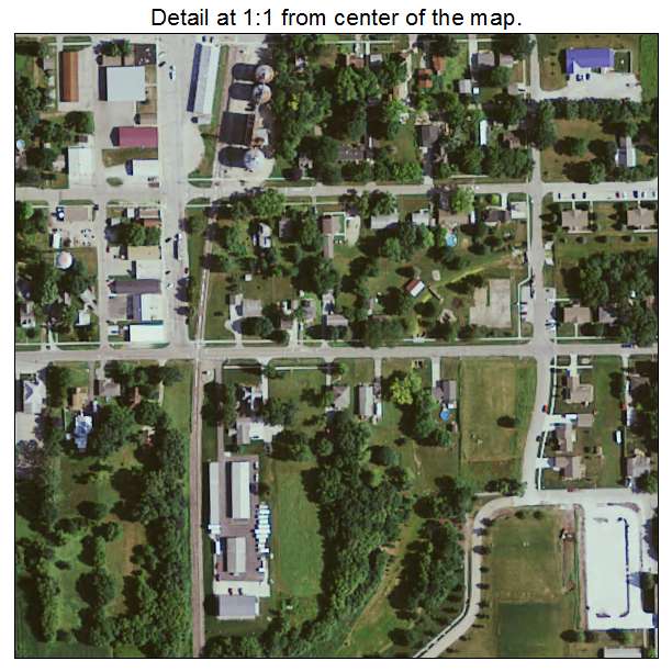 Gilbert, Iowa aerial imagery detail