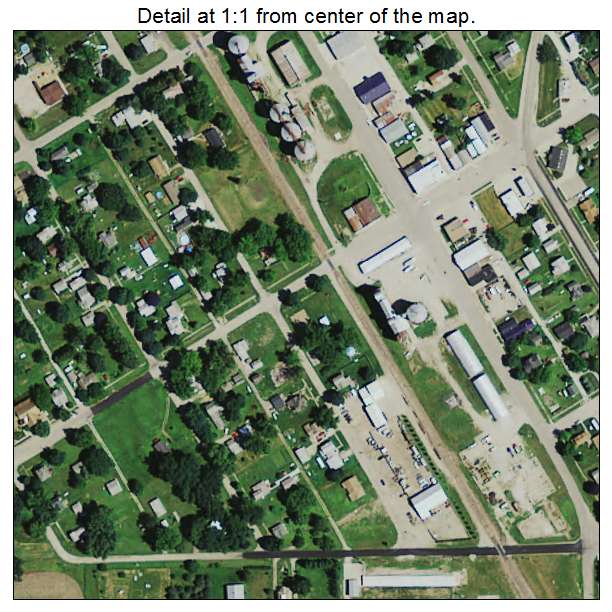 Gilman, Iowa aerial imagery detail