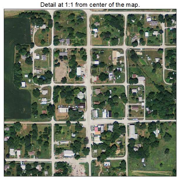 Grant, Iowa aerial imagery detail