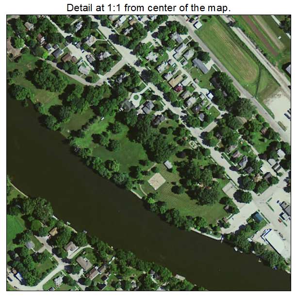 Greene, Iowa aerial imagery detail