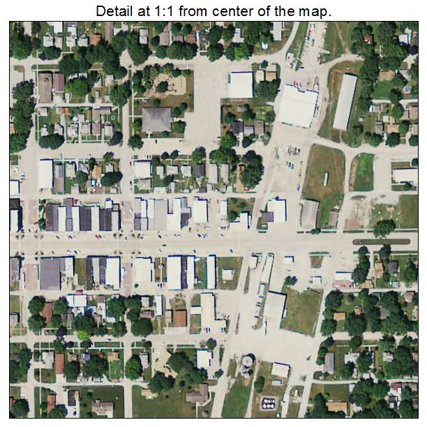 Griswold, Iowa aerial imagery detail