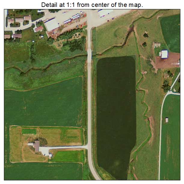 Halbur, Iowa aerial imagery detail