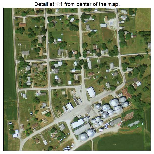 Harper, Iowa aerial imagery detail