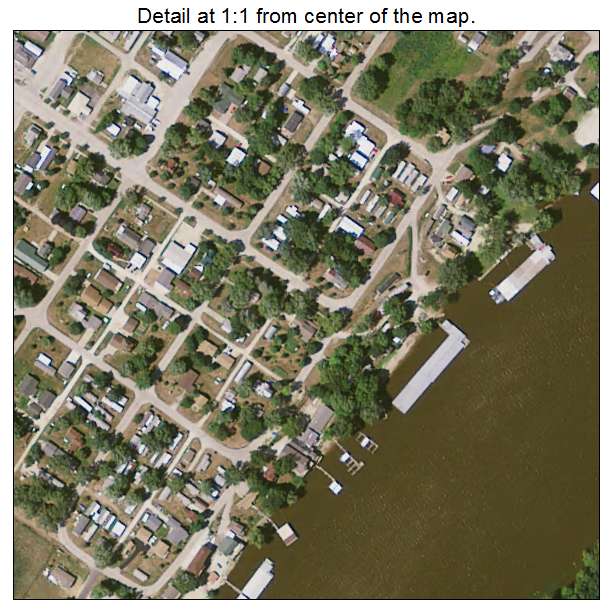 Harpers Ferry, Iowa aerial imagery detail