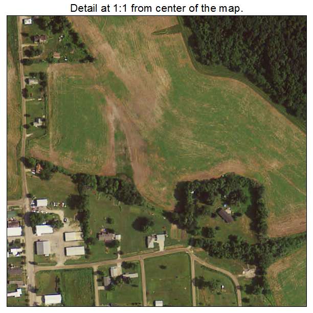 Harvey, Iowa aerial imagery detail