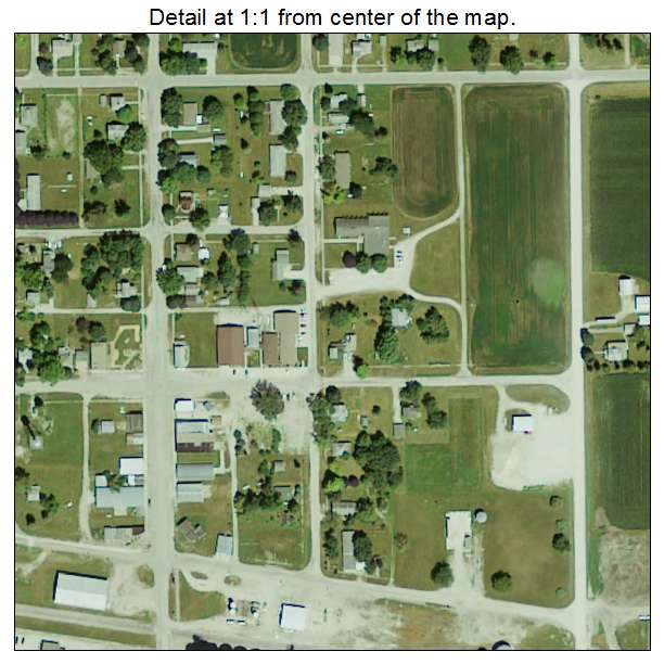 Havelock, Iowa aerial imagery detail