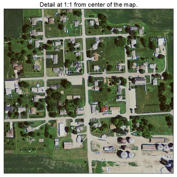 Haverhill, Iowa aerial imagery detail