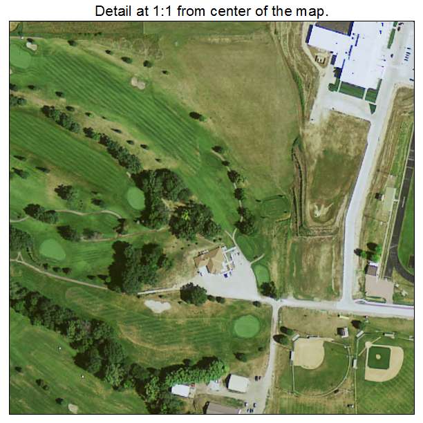 Hinton, Iowa aerial imagery detail