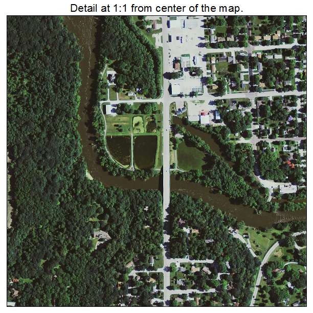 Humboldt, Iowa aerial imagery detail