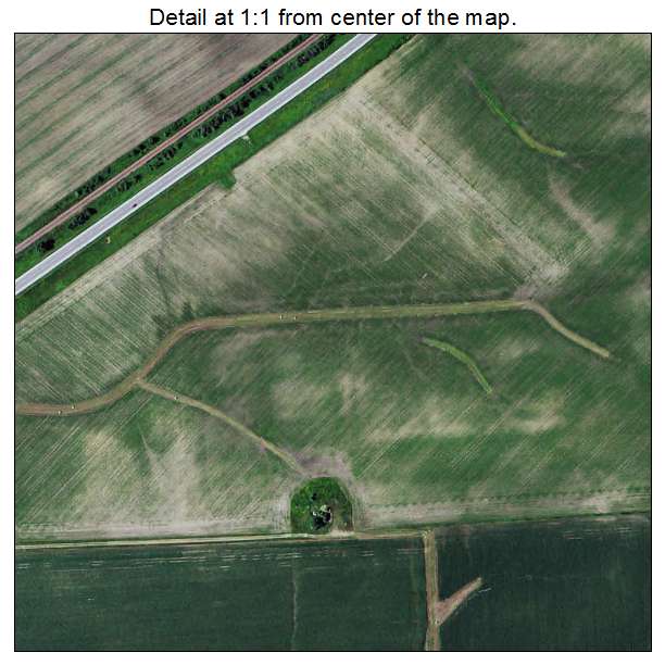 Jackson Junction, Iowa aerial imagery detail