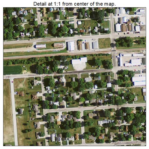 Jesup, Iowa aerial imagery detail