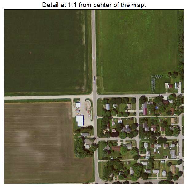Joice, Iowa aerial imagery detail