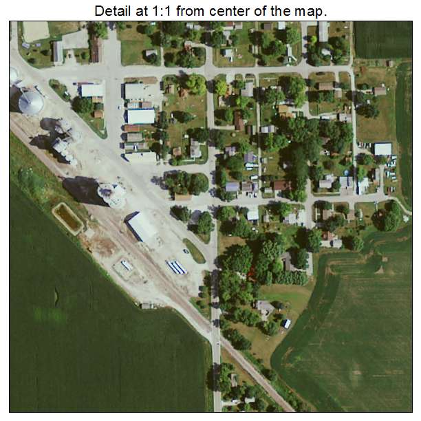 Kamrar, Iowa aerial imagery detail