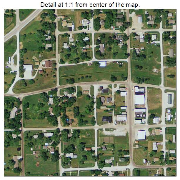 Kellerton, Iowa aerial imagery detail