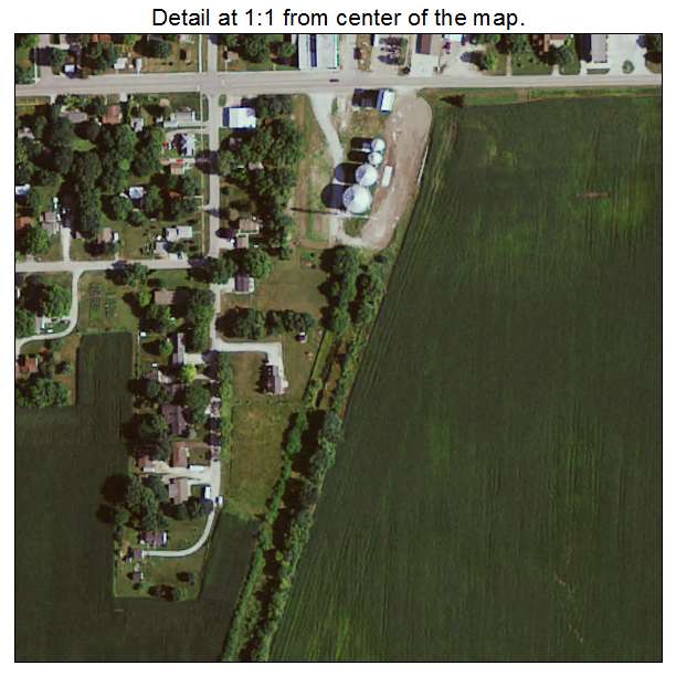 Kelley, Iowa aerial imagery detail