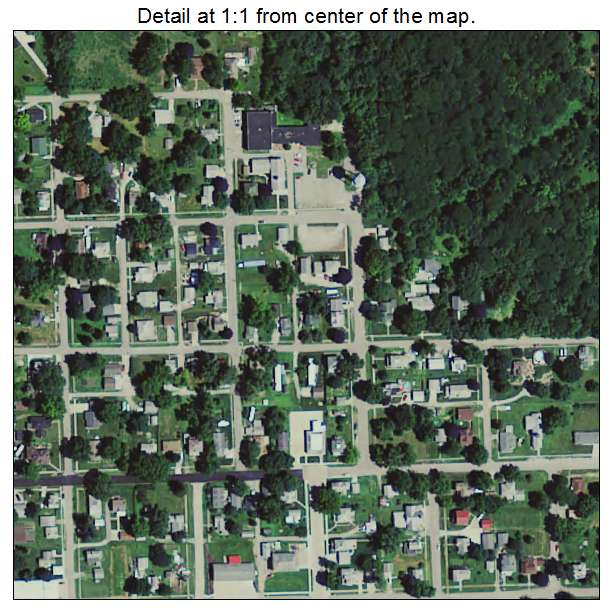 Kellogg, Iowa aerial imagery detail
