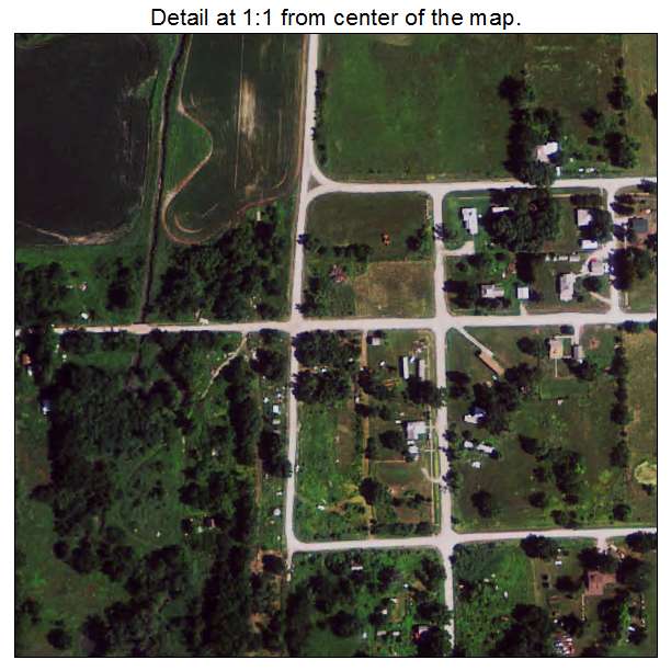 Kent, Iowa aerial imagery detail