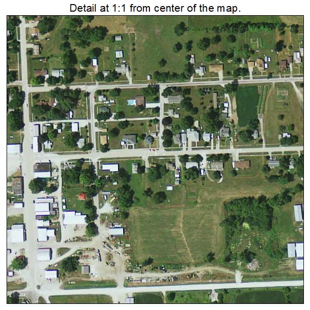Keswick, Iowa aerial imagery detail