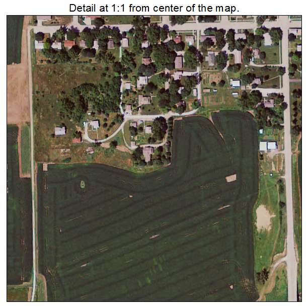Kimballton, Iowa aerial imagery detail