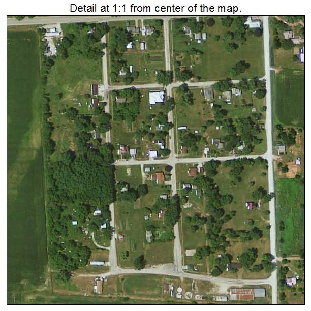 Kinross, Iowa aerial imagery detail