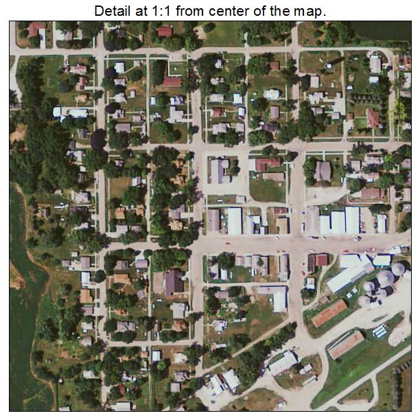 Kiron, Iowa aerial imagery detail