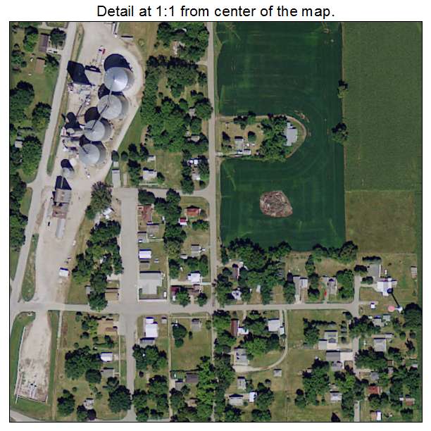 Larrabee, Iowa aerial imagery detail