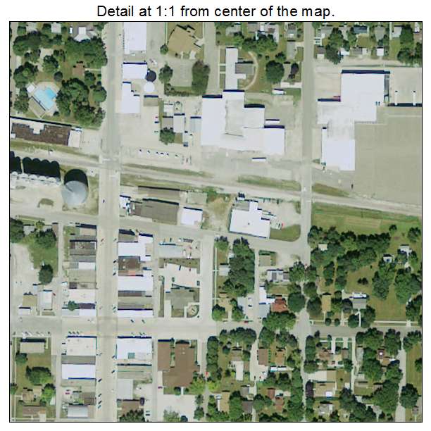 Laurens, Iowa aerial imagery detail