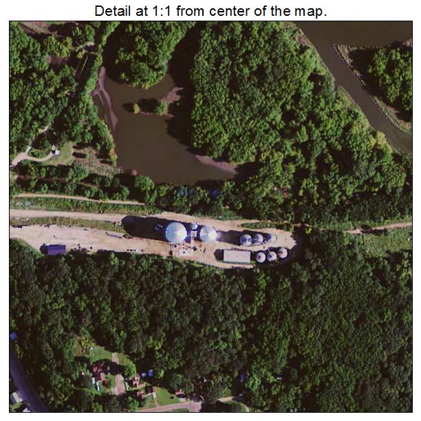 Linn Grove, Iowa aerial imagery detail