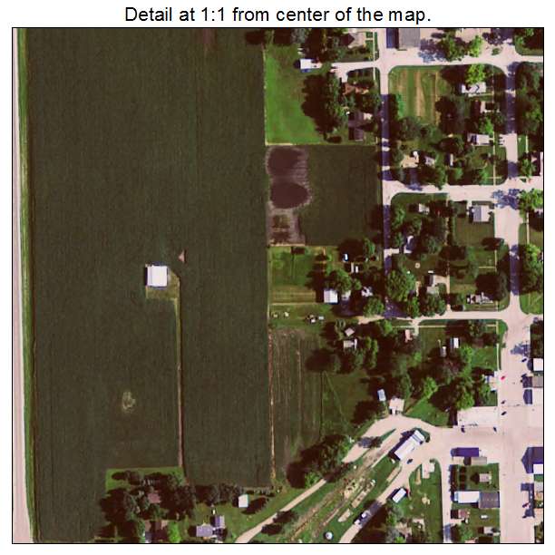 Lu Verne, Iowa aerial imagery detail
