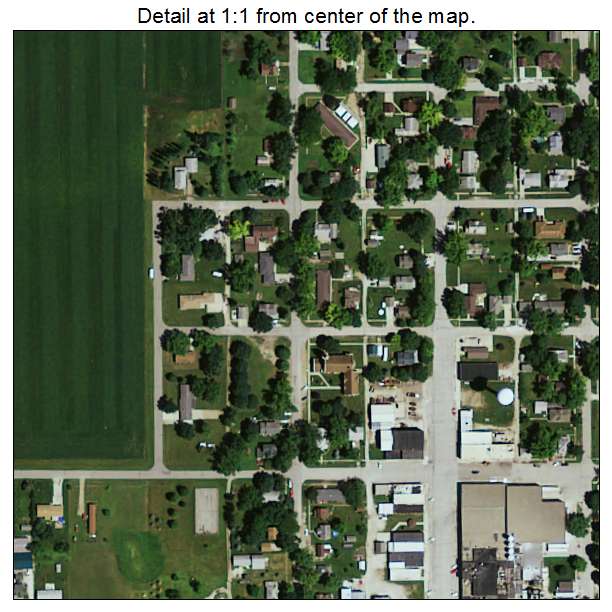 Lytton, Iowa aerial imagery detail