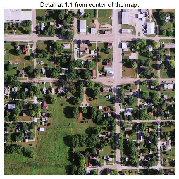 Marathon, Iowa aerial imagery detail