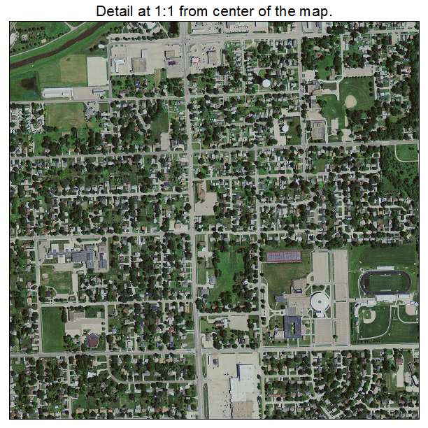 Marshalltown, Iowa aerial imagery detail