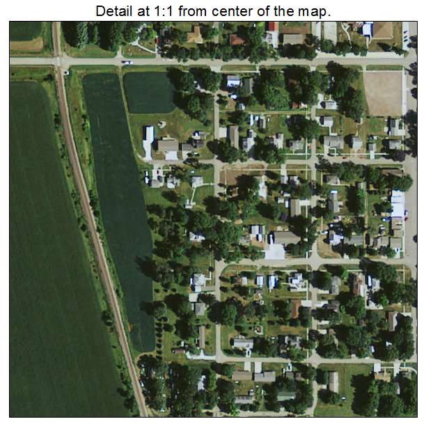 Maurice, Iowa aerial imagery detail