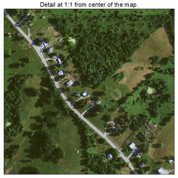 Melrose, Iowa aerial imagery detail