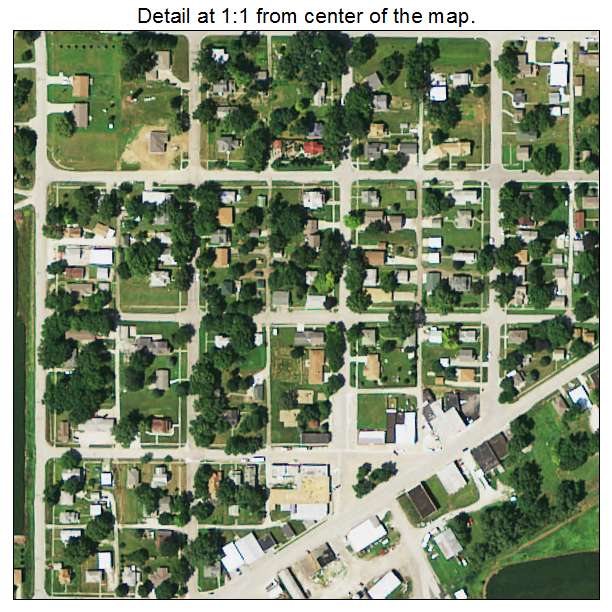 Minden, Iowa aerial imagery detail
