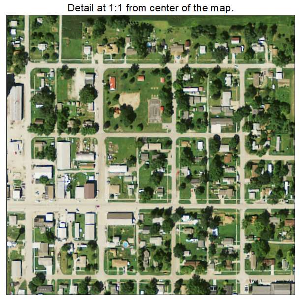 Mondamin, Iowa aerial imagery detail