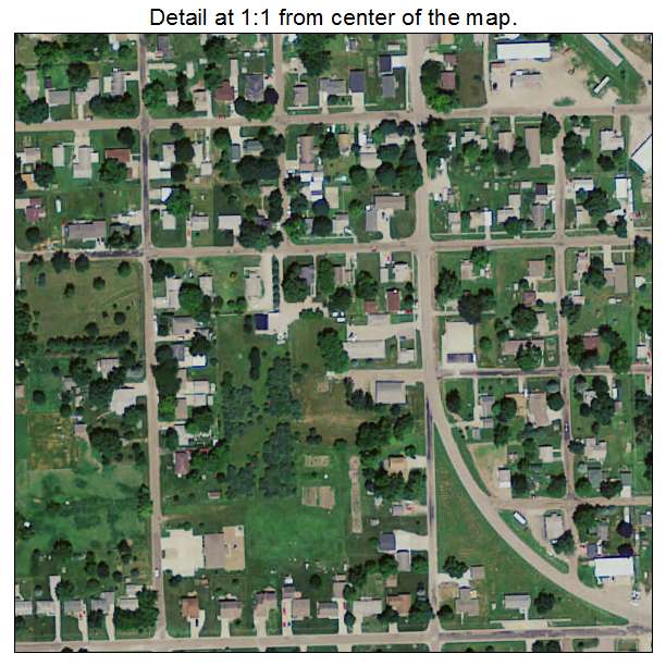 Monroe, Iowa aerial imagery detail
