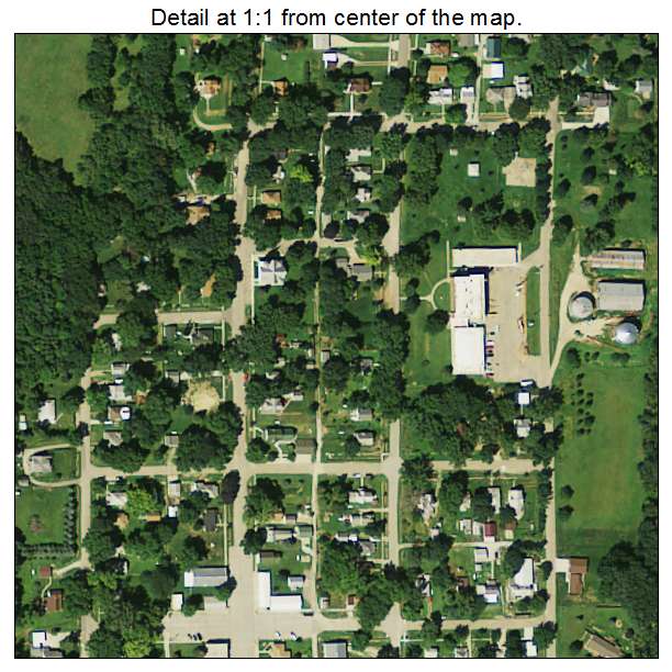 Moorhead, Iowa aerial imagery detail