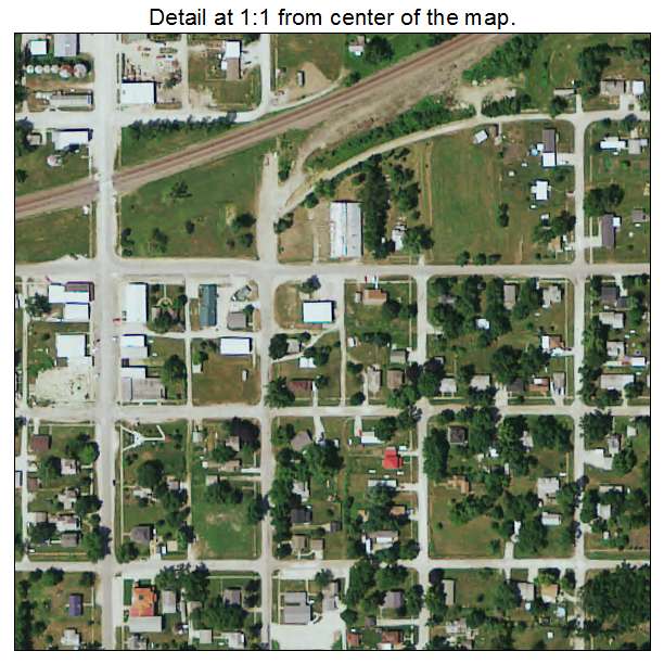 Murray, Iowa aerial imagery detail