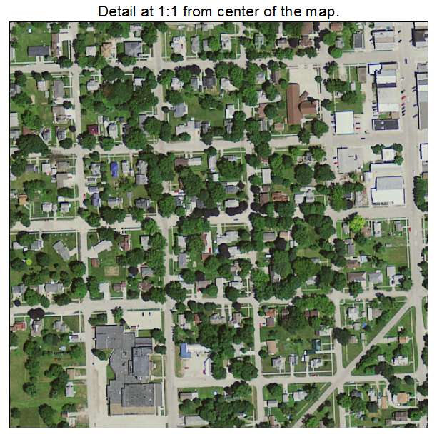 Nashua, Iowa aerial imagery detail
