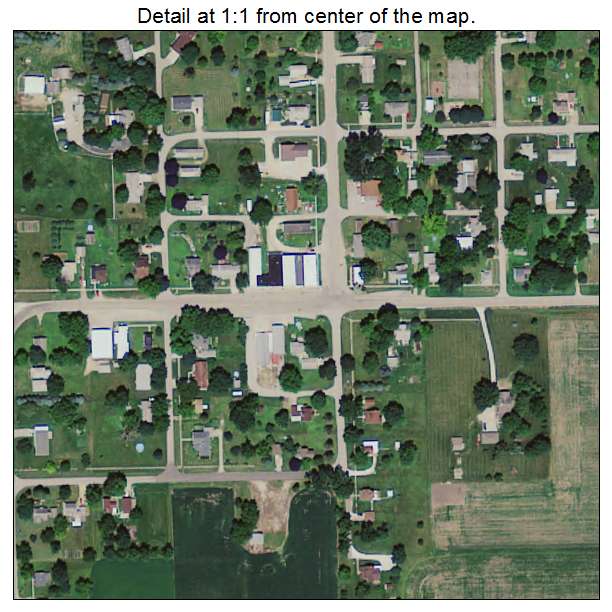 New Providence, Iowa aerial imagery detail