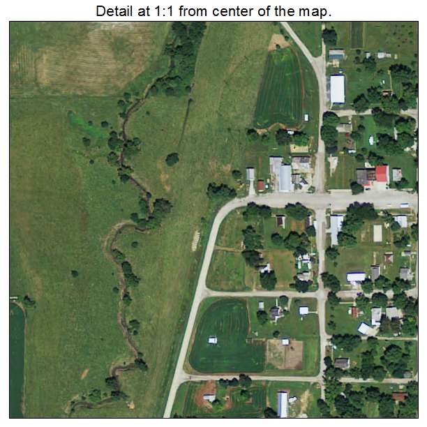 Northboro, Iowa aerial imagery detail