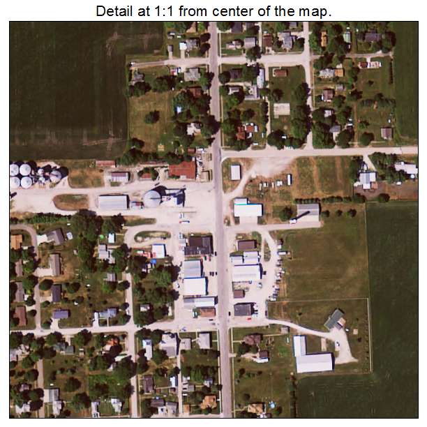 Olds, Iowa aerial imagery detail